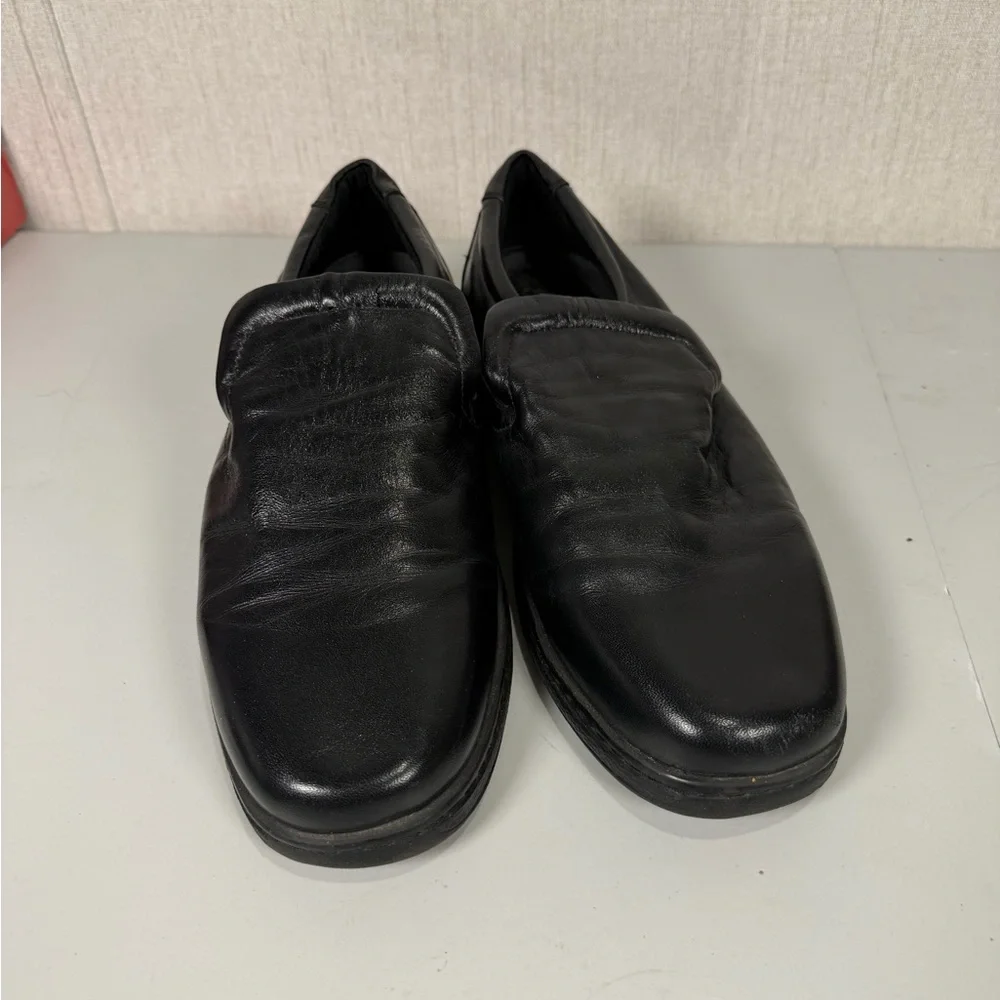 Giorgio Brutini Software Men Slip In Shoes Black Leather‎ Size 11D